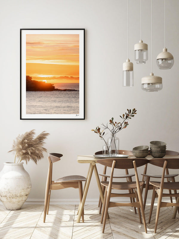 Ben Buckler Sunrise - Bondi Beach Wall Art Print - Australia Unseen