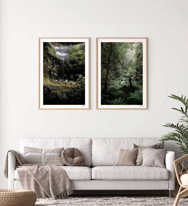 Blue Mountains 04 - Waterfall - Wall Art Print - Australia Unseen