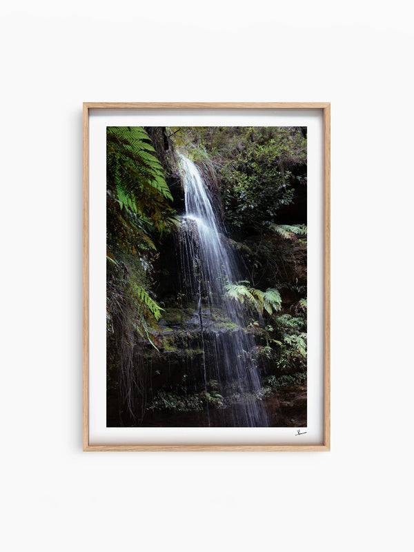 Blue Mountains 05 - Waterfall - Wall Art Print - Australia Unseen