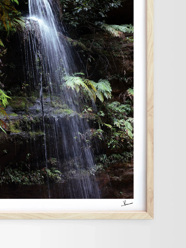 Blue Mountains 05 - Waterfall - Wall Art Print - Australia Unseen