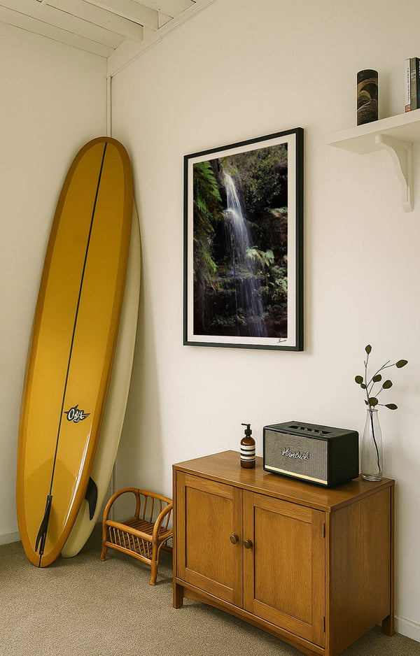 Blue Mountains 05 - Waterfall - Wall Art Print - Australia Unseen