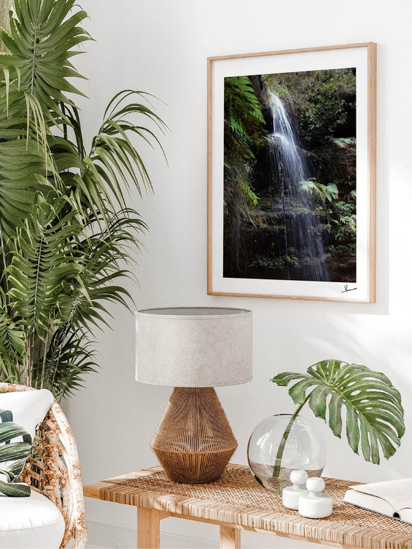 Blue Mountains 05 - Waterfall - Wall Art Print - Australia Unseen