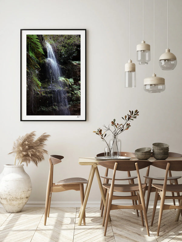 Blue Mountains 05 - Waterfall - Wall Art Print - Australia Unseen