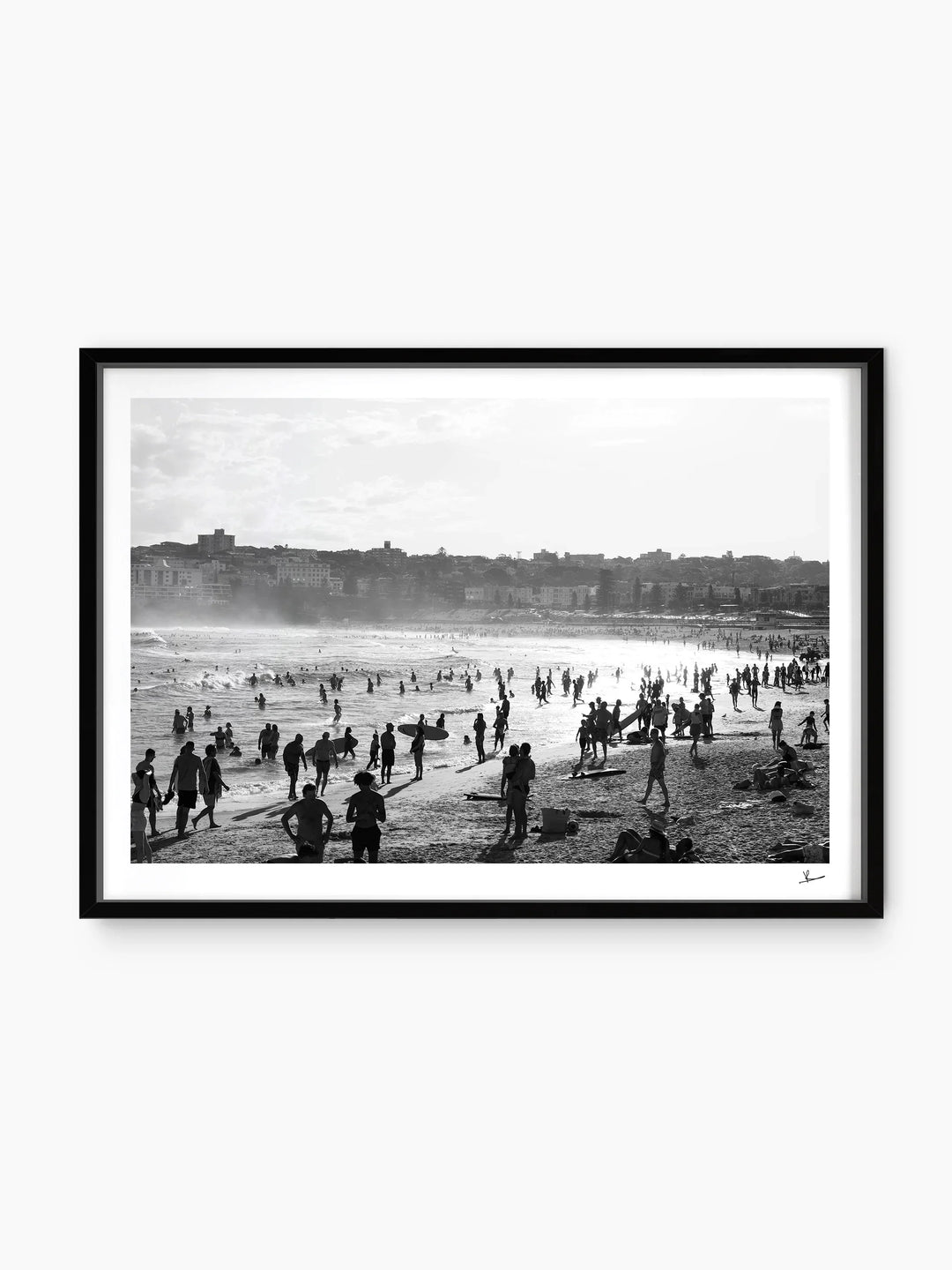 Bondi Beach 07 (B&W) - Wall Art Print - Australia Unseen