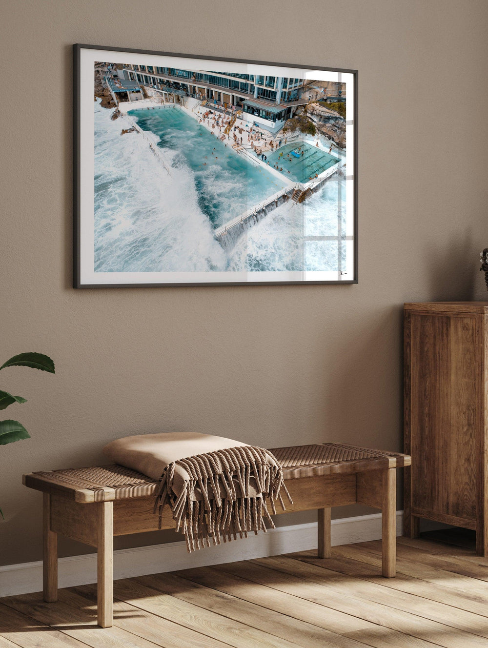 Bondi Icebergs Wipe Out 01 - Bondi Beach Wall Art Print - Australia Unseen