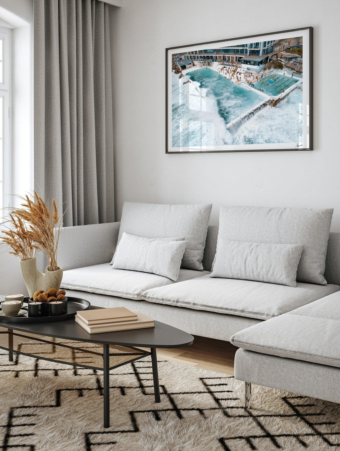 Bondi Icebergs Wipe Out 01 - Bondi Beach Wall Art Print - Australia Unseen
