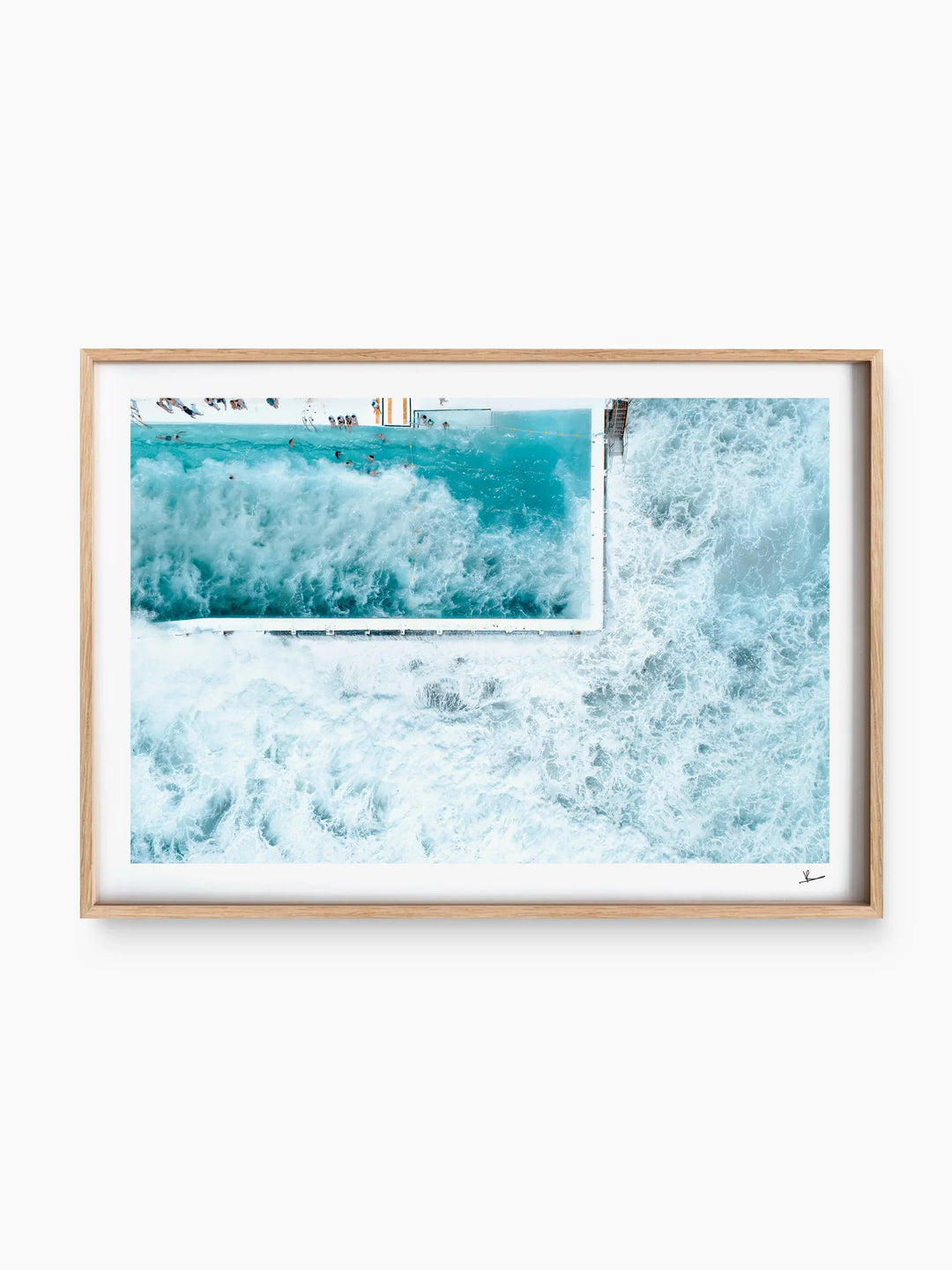 Bondi Icebergs Wipe Out 03 - Wall Art Print - Australia Unseen