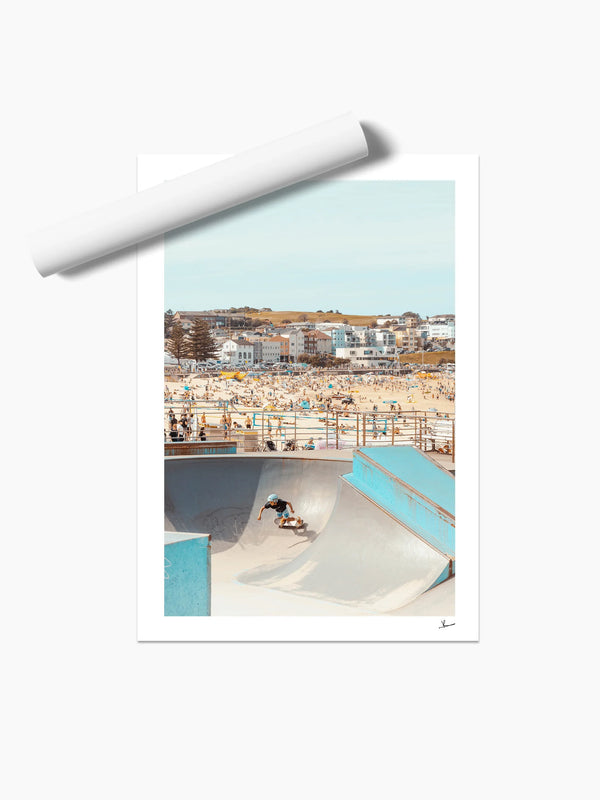 Bondi Skatepark - Wall Art Print - Australia Unseen