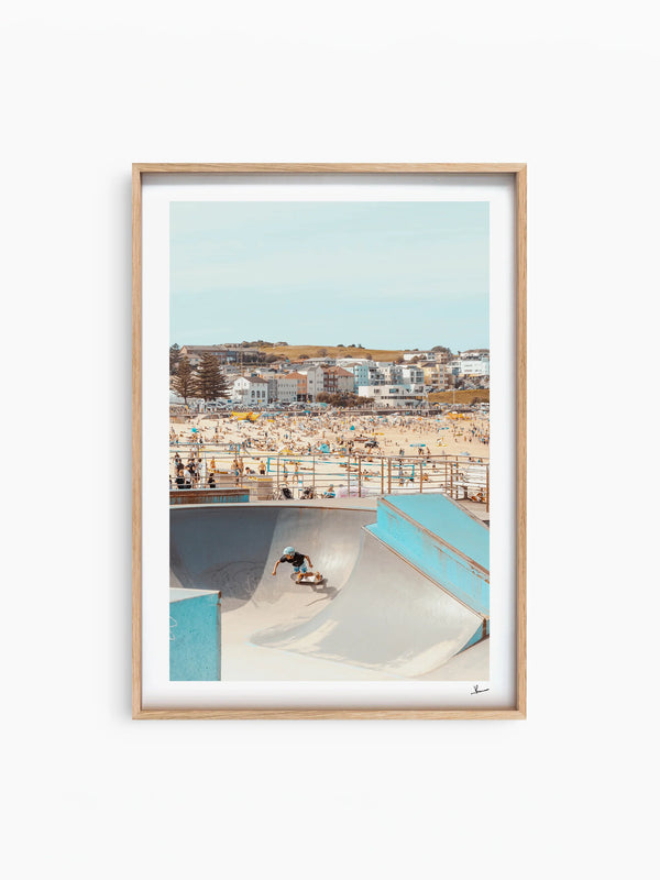Bondi Skatepark - Wall Art Print - Australia Unseen