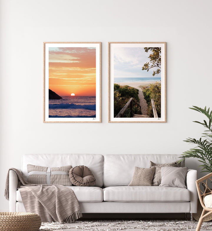 Boomerang Beach 04 - Wall Art Print - Australia Unseen