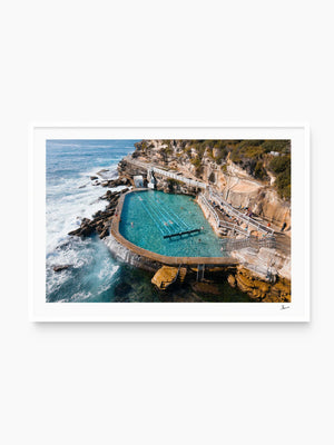 Bronte Pool, Sydney — rock pool wall art print by Vincent Rommelaere · Australia Unseen