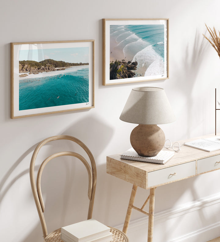 Byron Bay - The Pass 07 (with dolphins) - Wall Art Print - Australia Unseen