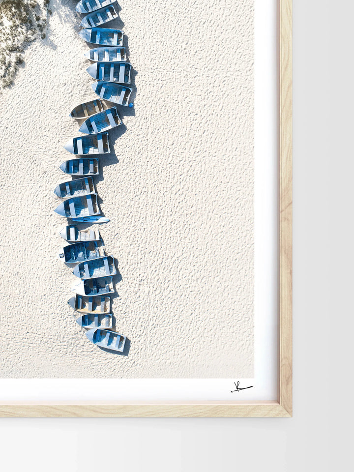 Coogee - Beach Boats - Wall Art Print - Australia Unseen