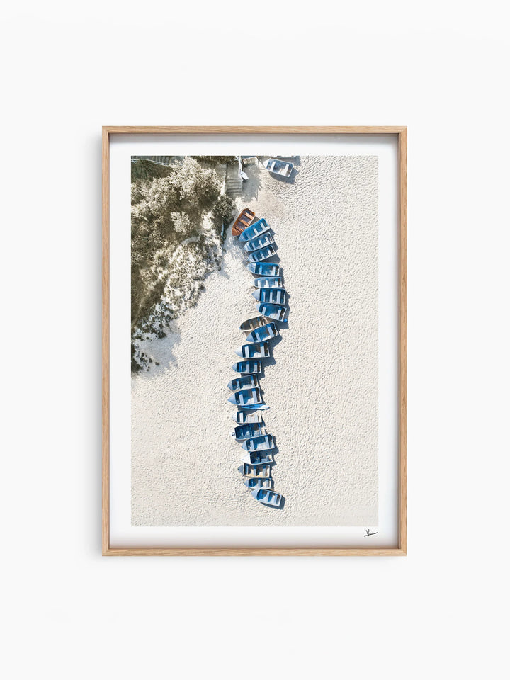 Coogee - Beach Boats - Wall Art Print - Australia Unseen