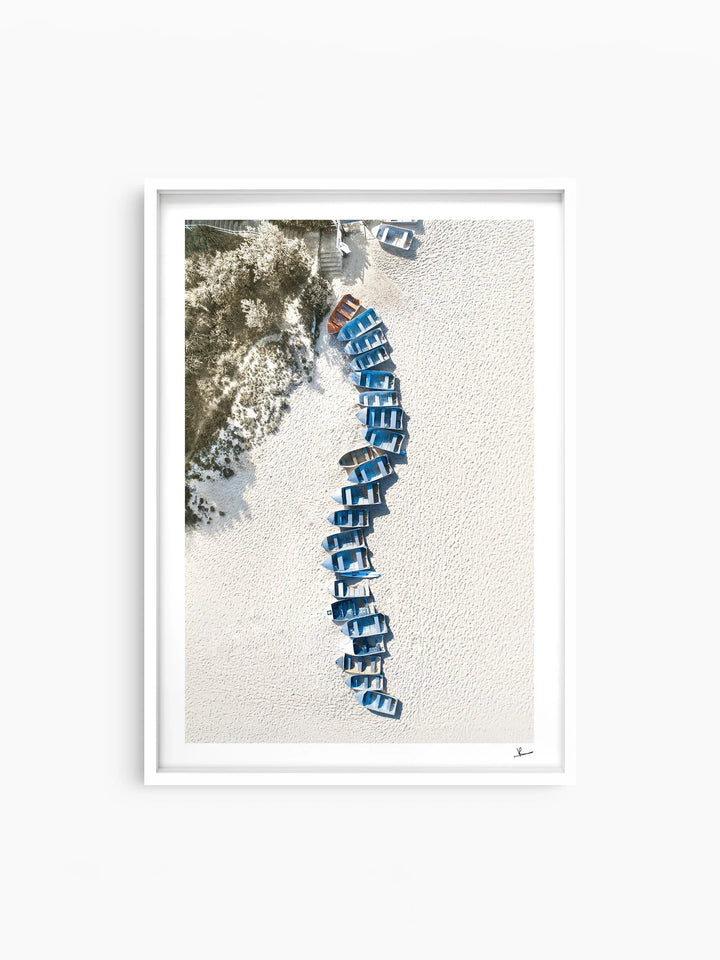 Coogee - Beach Boats - Wall Art Print - Australia Unseen