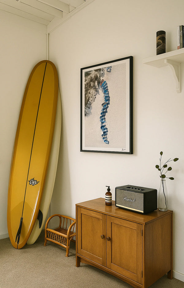 Coogee - Beach Boats - Wall Art Print - Australia Unseen