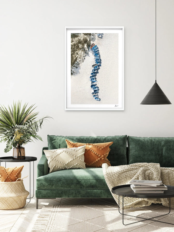 Coogee - Beach Boats - Wall Art Print - Australia Unseen