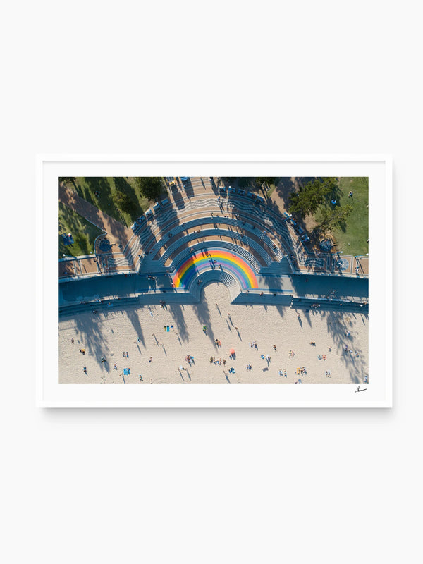 Coogee Beach - Rainbow 02 - Wall Art Print - Australia Unseen