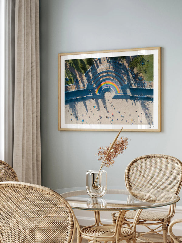 Coogee Beach - Rainbow 02 - Wall Art Print - Australia Unseen