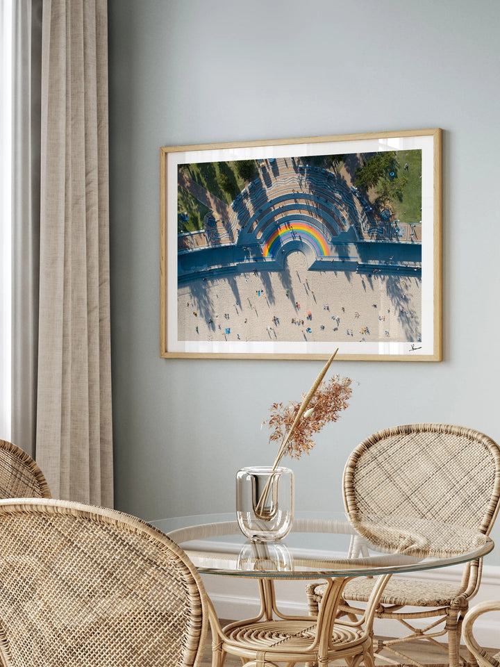 Coogee Beach - Rainbow 02 - Wall Art Print - Australia Unseen