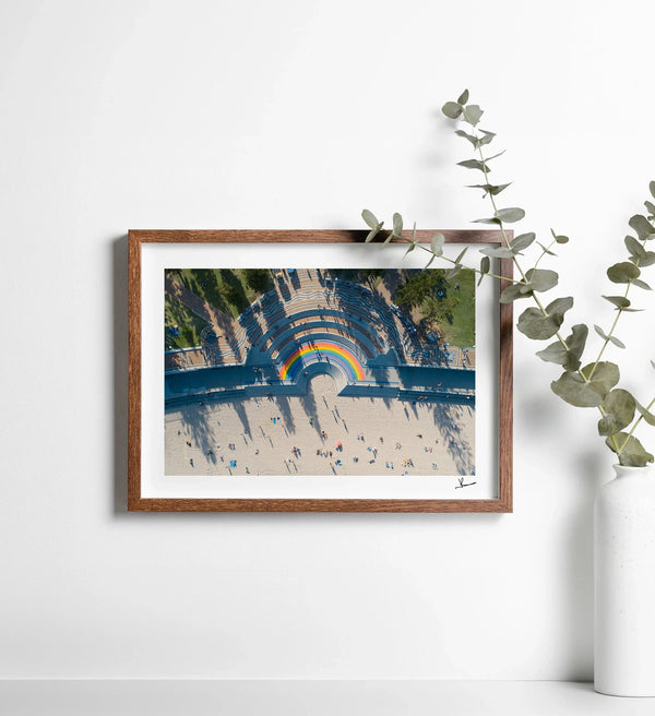 Coogee Beach - Rainbow 02 - Wall Art Print - Australia Unseen