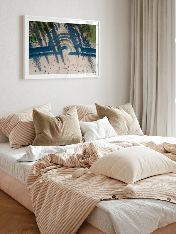 Coogee Beach - Rainbow 02 - Wall Art Print - Australia Unseen
