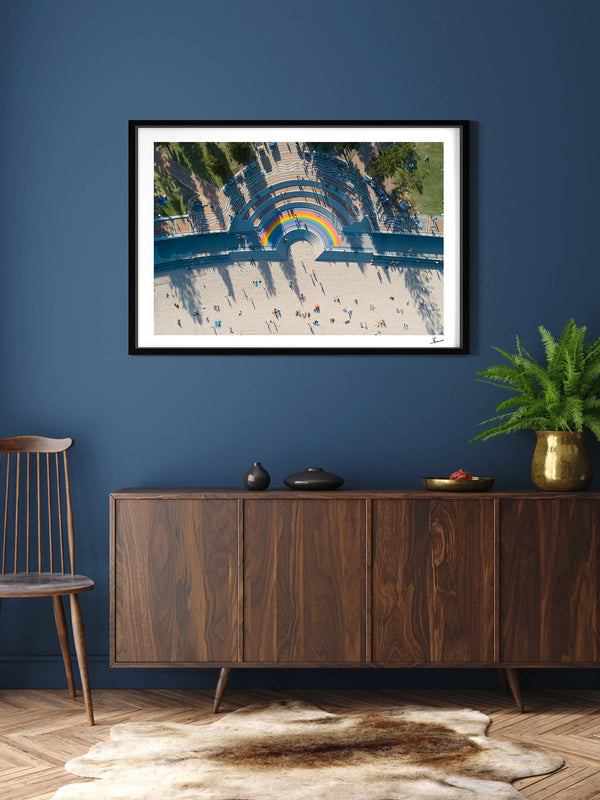 Coogee Beach - Rainbow 02 - Wall Art Print - Australia Unseen