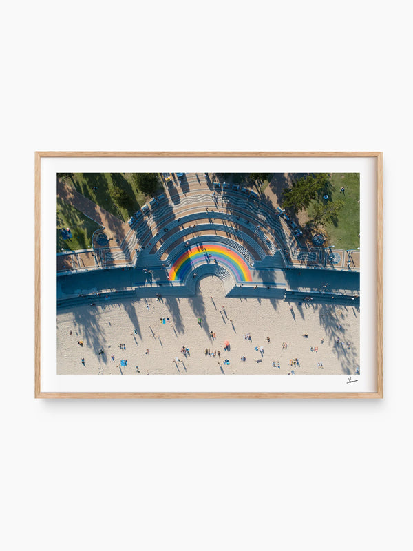 Coogee Beach - Rainbow 02 - Wall Art Print - Australia Unseen