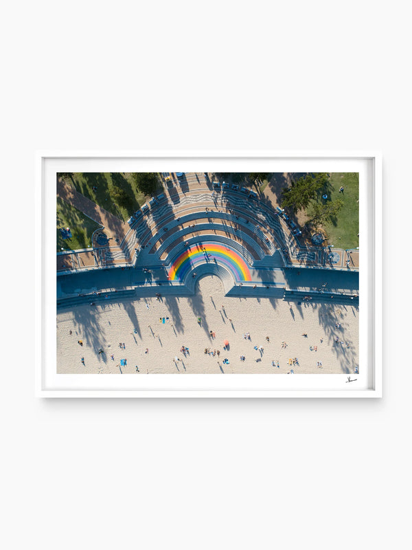 Coogee Beach - Rainbow 02 - Wall Art Print - Australia Unseen