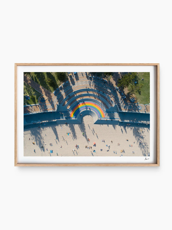 Coogee Beach - Rainbow 02 - Wall Art Print - Australia Unseen