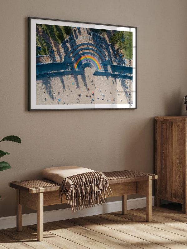 Coogee Beach - Rainbow 02 - Wall Art Print - Australia Unseen