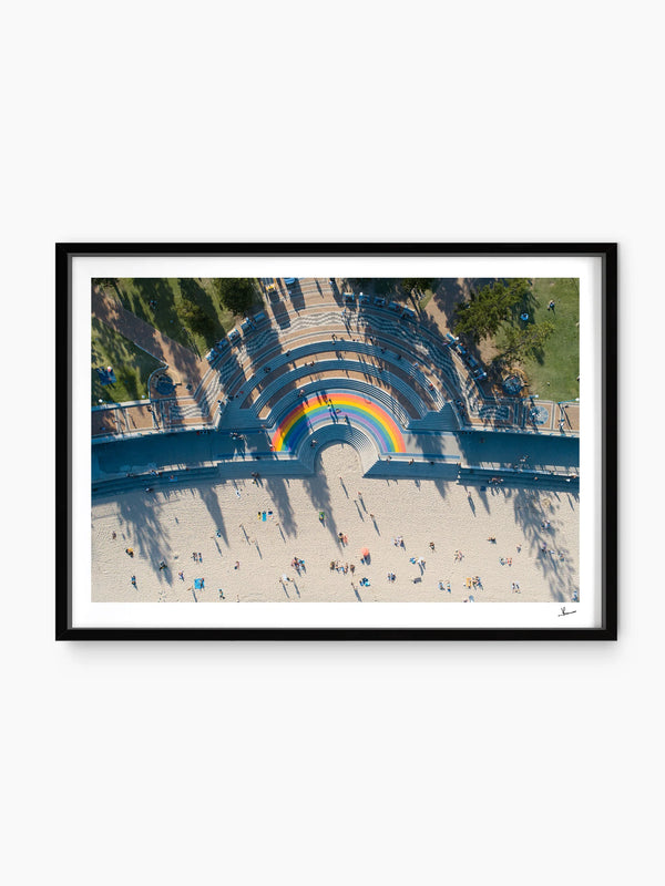 Coogee Beach - Rainbow 02 - Wall Art Print - Australia Unseen