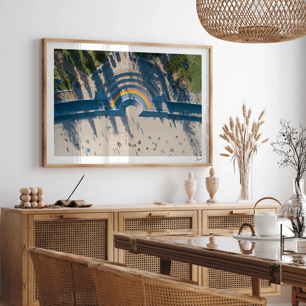 Coogee Beach - Rainbow 02 - Wall Art Print - Australia Unseen
