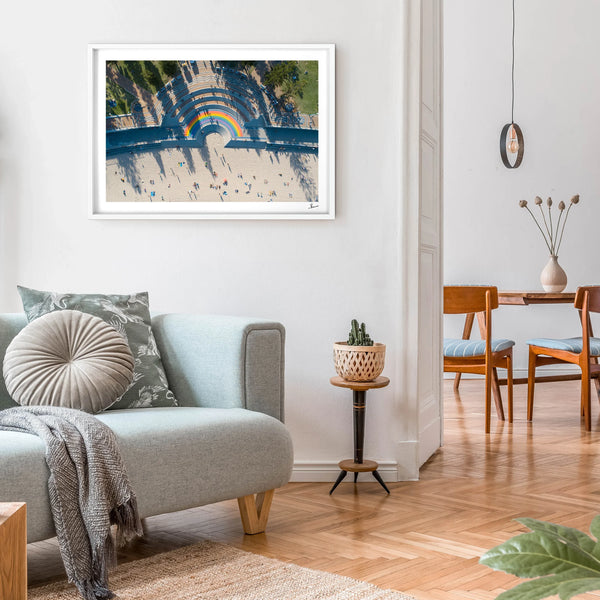 Coogee Beach - Rainbow 02 - Wall Art Print - Australia Unseen