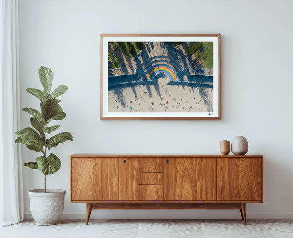 Coogee Beach - Rainbow 02 - Wall Art Print - Australia Unseen