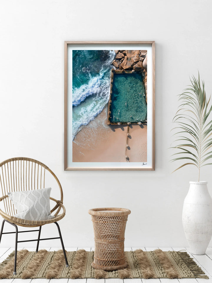Coogee - Ross Jones Rockpool 01 - Wall Art Print - Australia Unseen