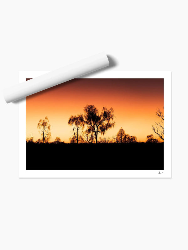 Desert Sunrise 01 - Wall Art Print - Australia Unseen