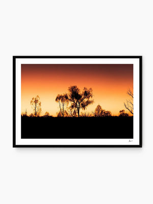 Desert Sunrise — wall art print by Vincent Rommelaere · Australia Unseen