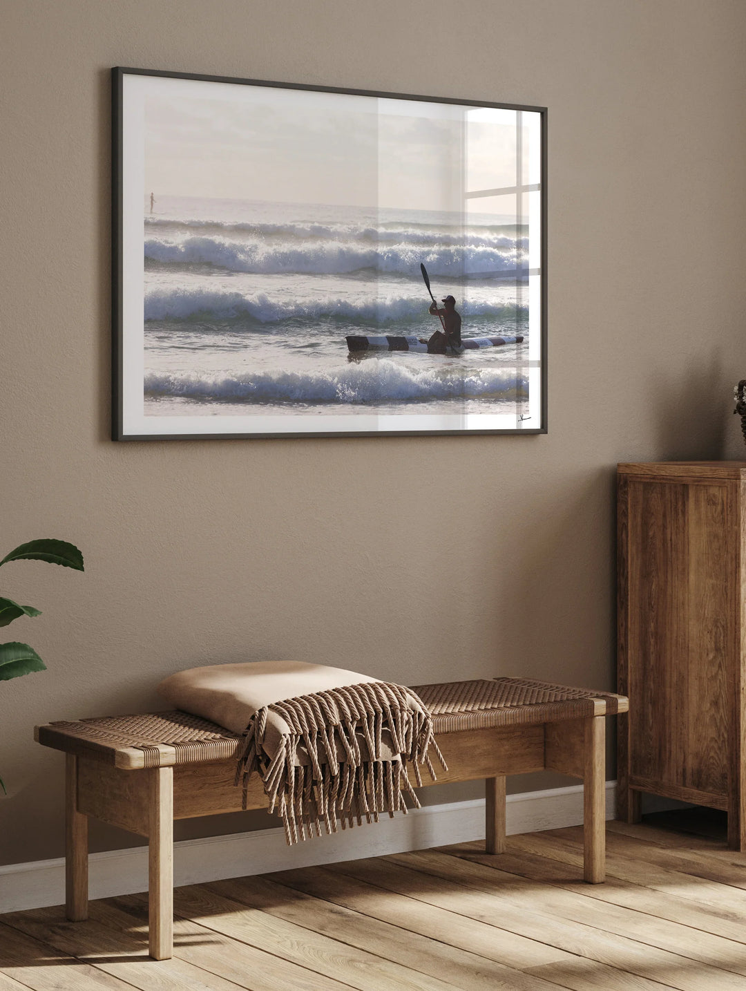 Early Paddle - Freshwater Beach Wall Art Print - Australia Unseen