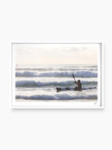 Early Paddle - Freshwater Beach Wall Art Print