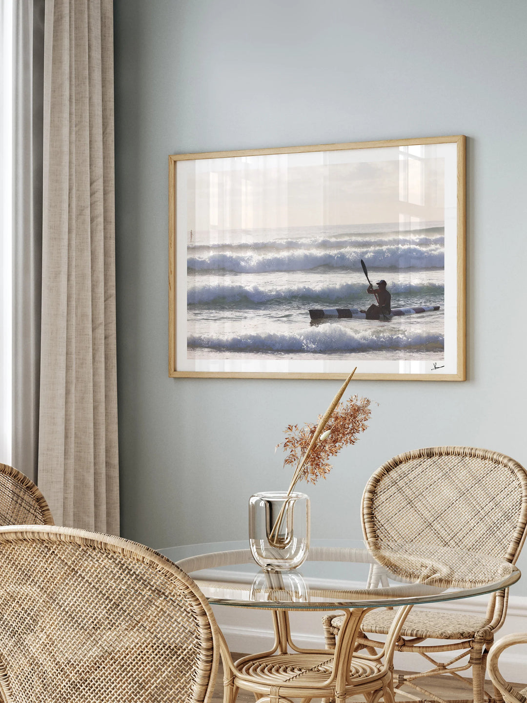 Early Paddle - Freshwater Beach Wall Art Print - Australia Unseen