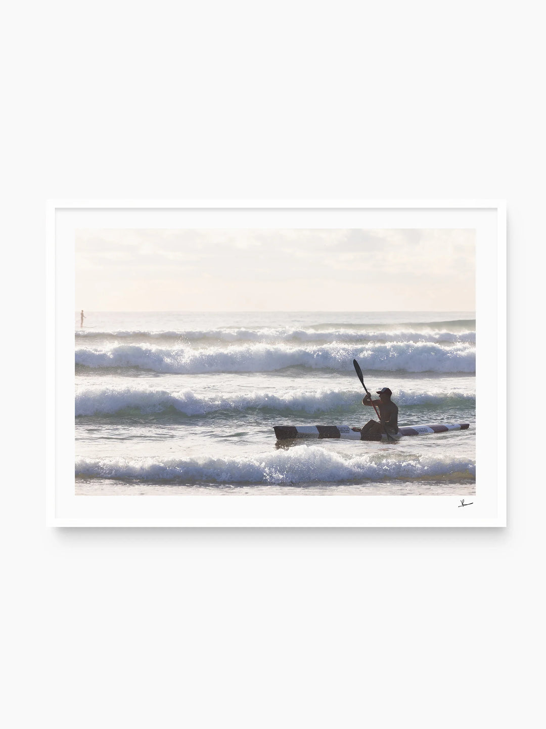 Early Paddle - Freshwater Beach Wall Art Print - Australia Unseen