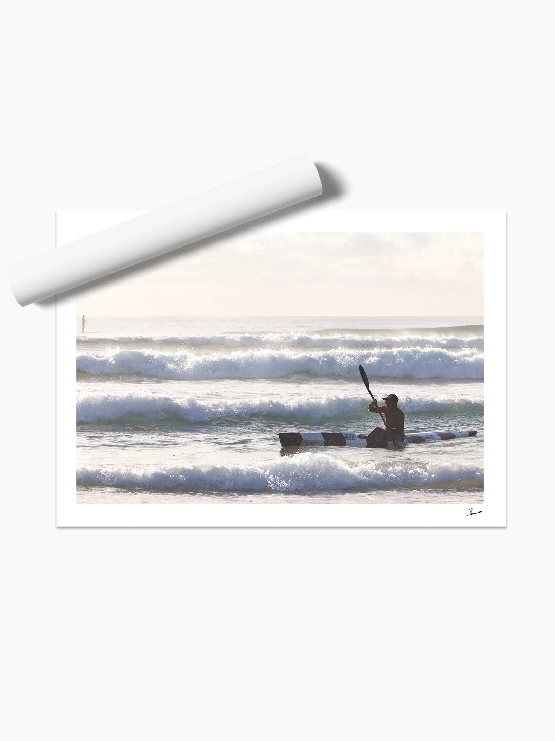 Early Paddle - Freshwater Beach Wall Art Print - Australia Unseen