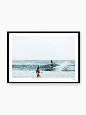 Glide and Grace - Byron Bay — surf wall art print by Vincent Rommelaere · Australia Unseen