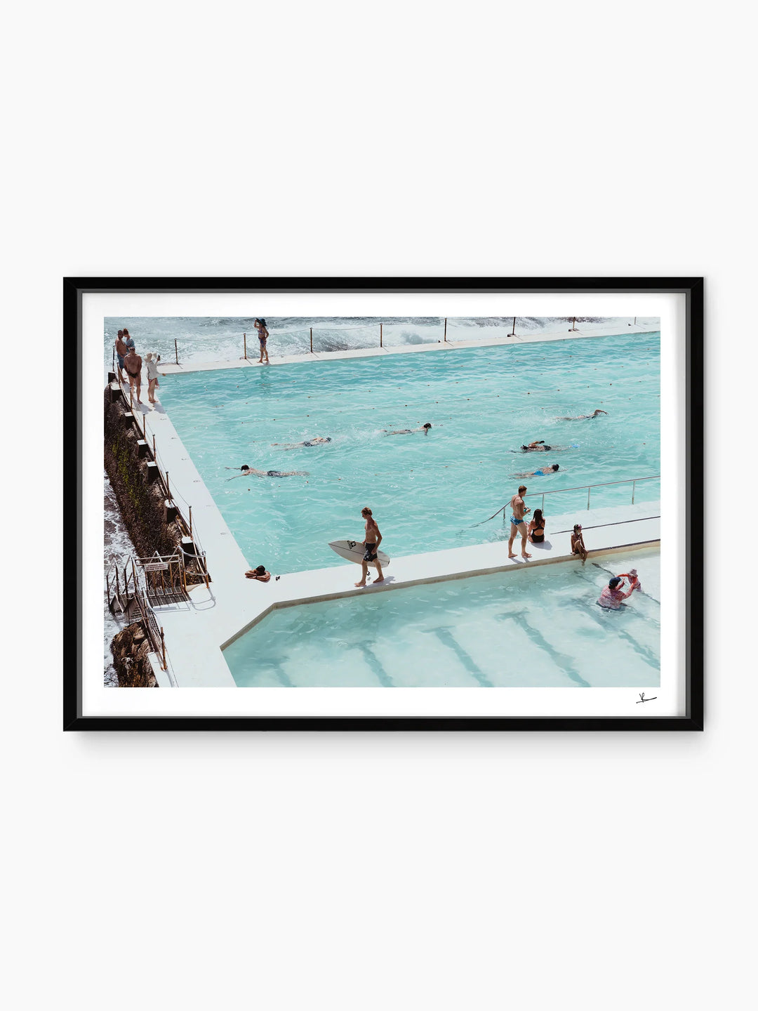 Gone Surfing - Bondi Icebergs Pool - Wall Art Print - Australia Unseen