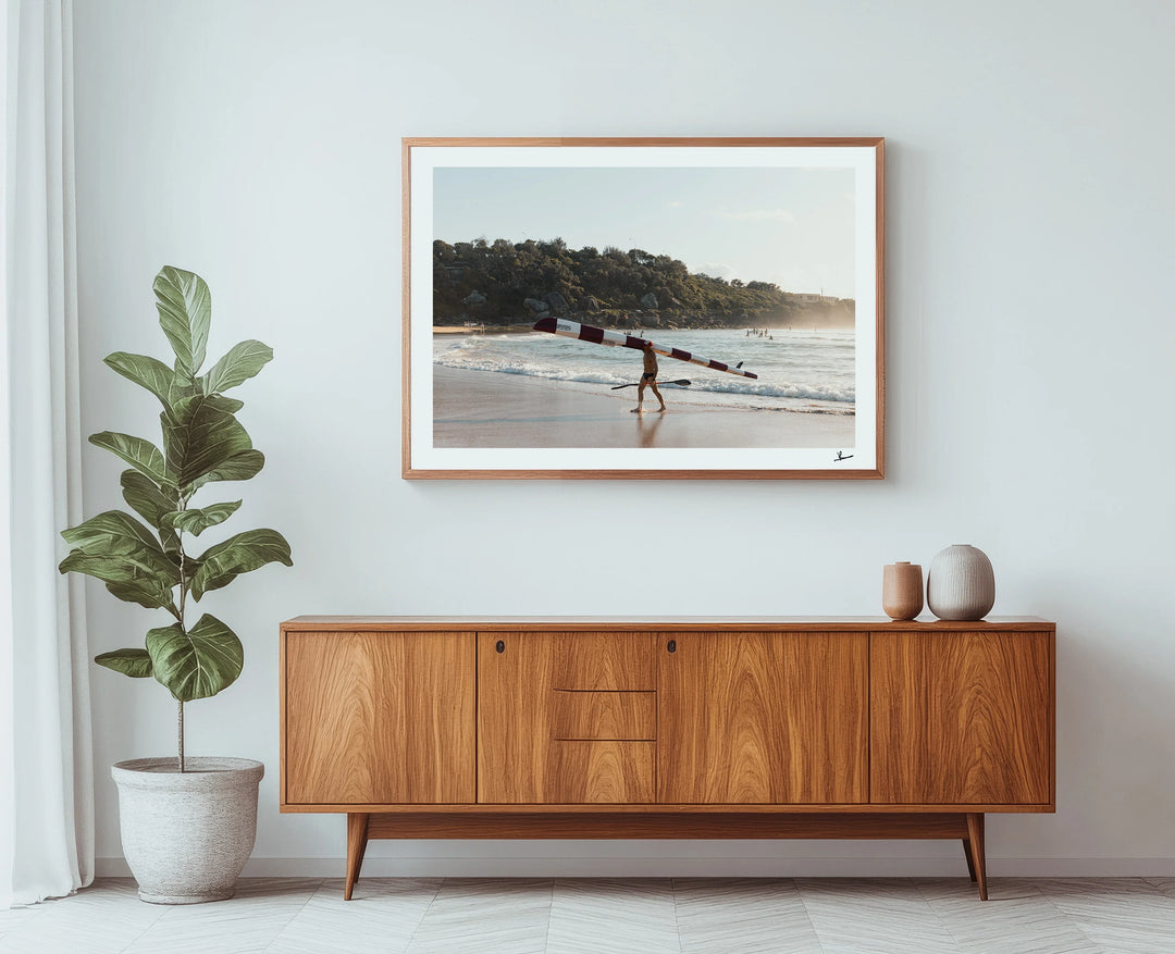 Heading In - Freshwater Beach Wall Art Print - Australia Unseen