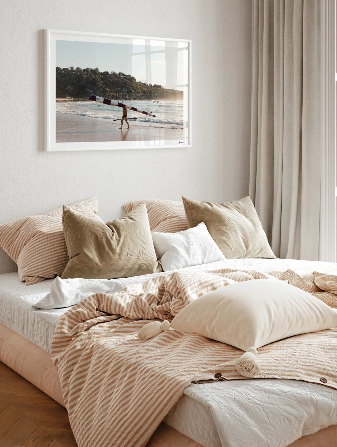 Heading In - Freshwater Beach Wall Art Print - Australia Unseen