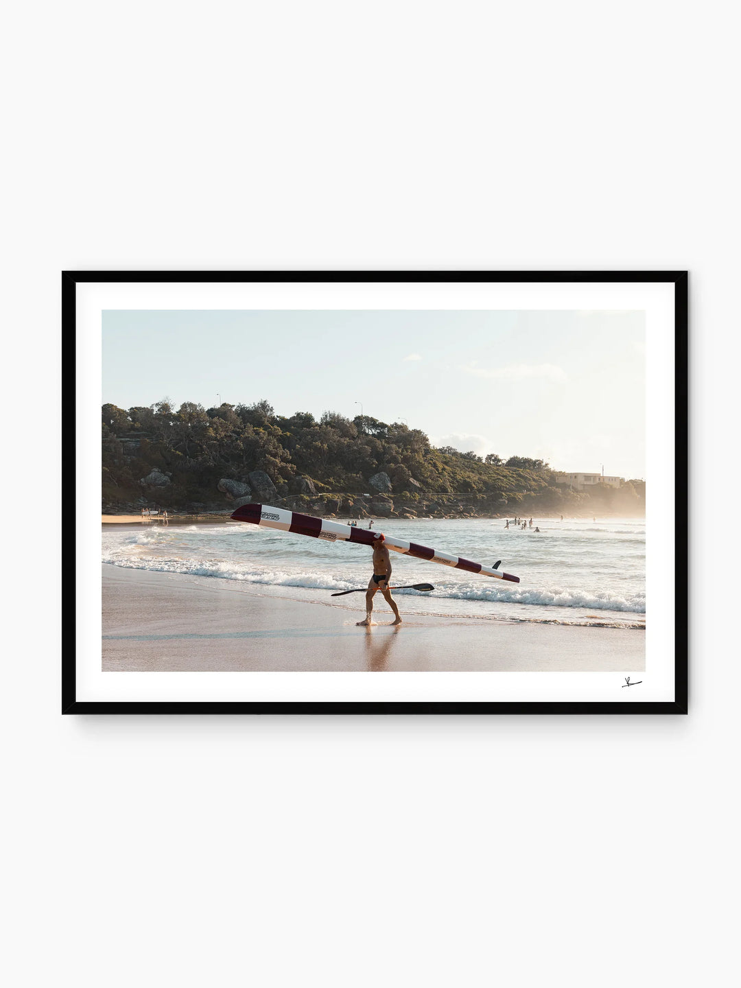 Heading In - Freshwater Beach Wall Art Print - Australia Unseen