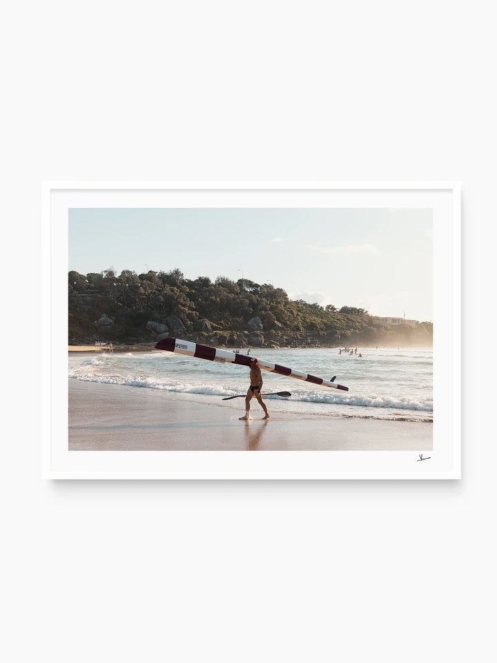 Heading In - Freshwater Beach Wall Art Print - Australia Unseen