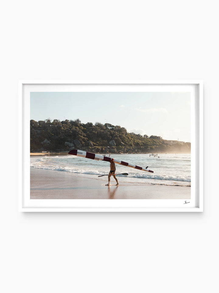 Heading In - Freshwater Beach Wall Art Print - Australia Unseen